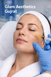 PRP therapy facial injection at Glam Aesthetics Gujrat